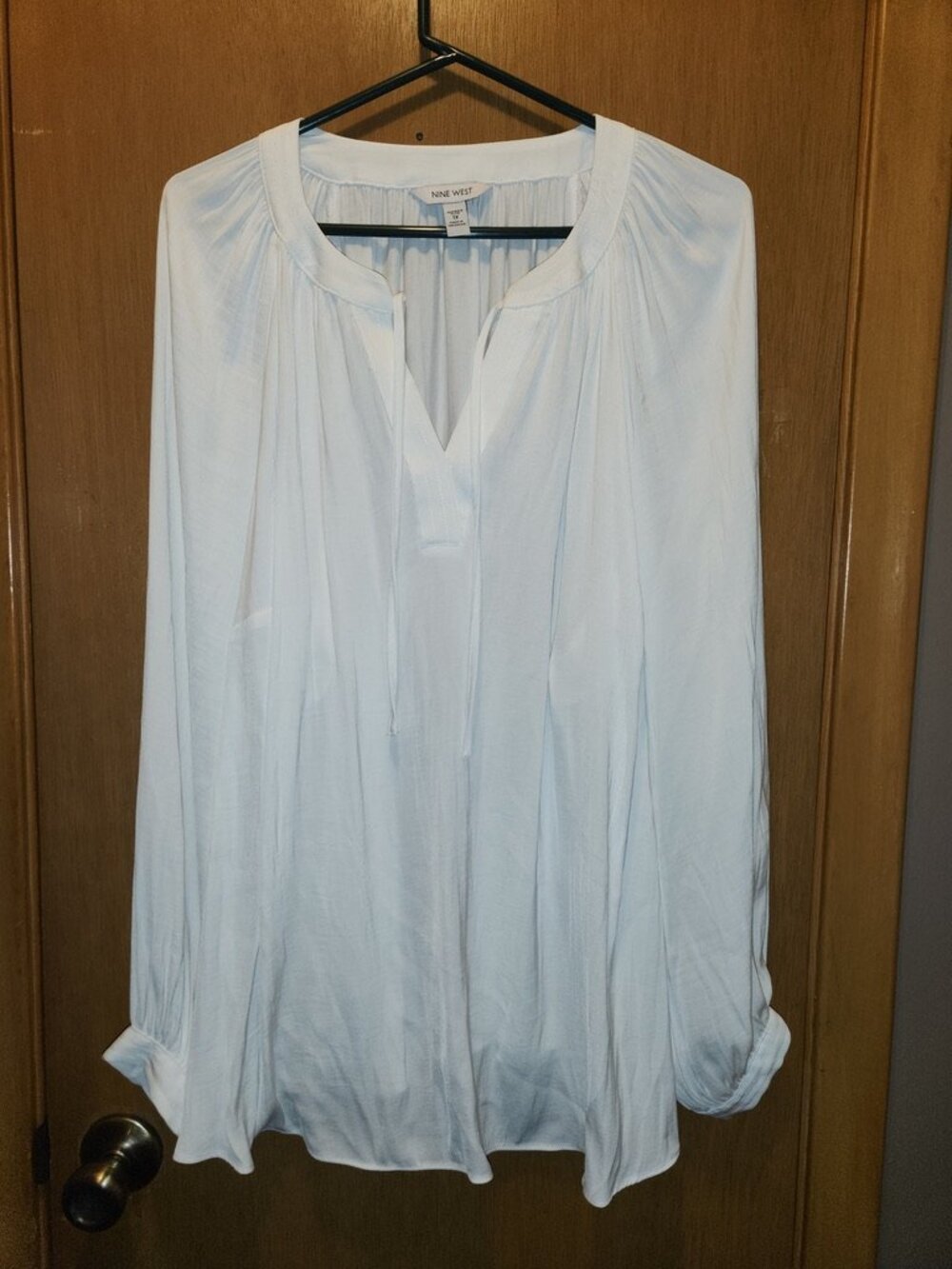 NINE WEST Womens Blouse 1X